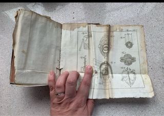 Libro Antiguo Institutionum Elementarium