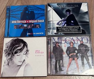 Colección CDs Mecano y Ana Torroja