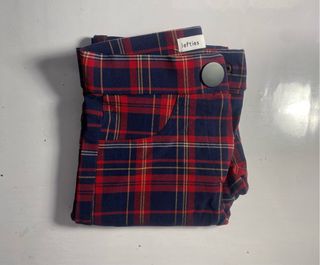 Pantalón cuadros Lefties azul y rojo