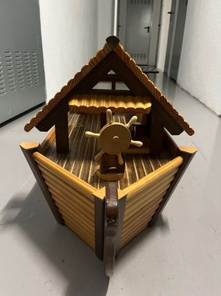 Barco / Arca de Noé de madera maciza