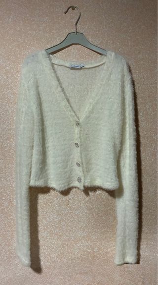 Chaqueta pelito blanca