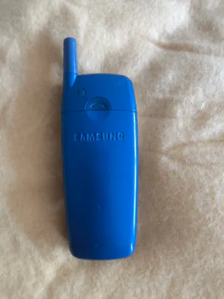 Móvil Samsung Vintage Azul/Plata