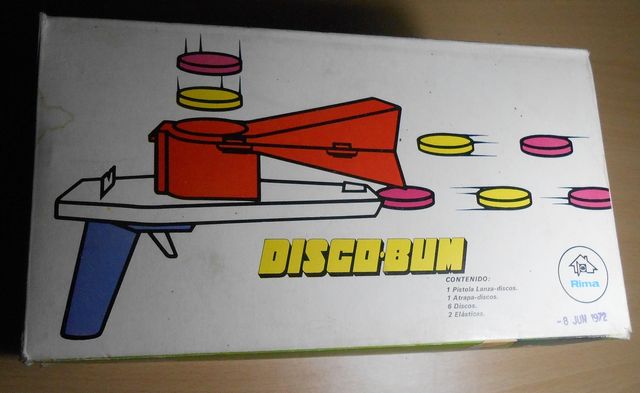 Pistola lancia-dischi Disco-Bum di Rima