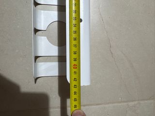 Soporte organizador de cables blanco