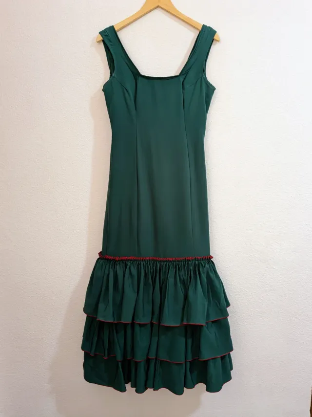 Traje Gitana Verde Talla S/M