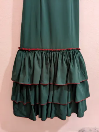 Traje Gitana Verde Talla S/M