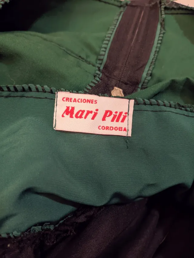 Traje Gitana Verde Talla S/M