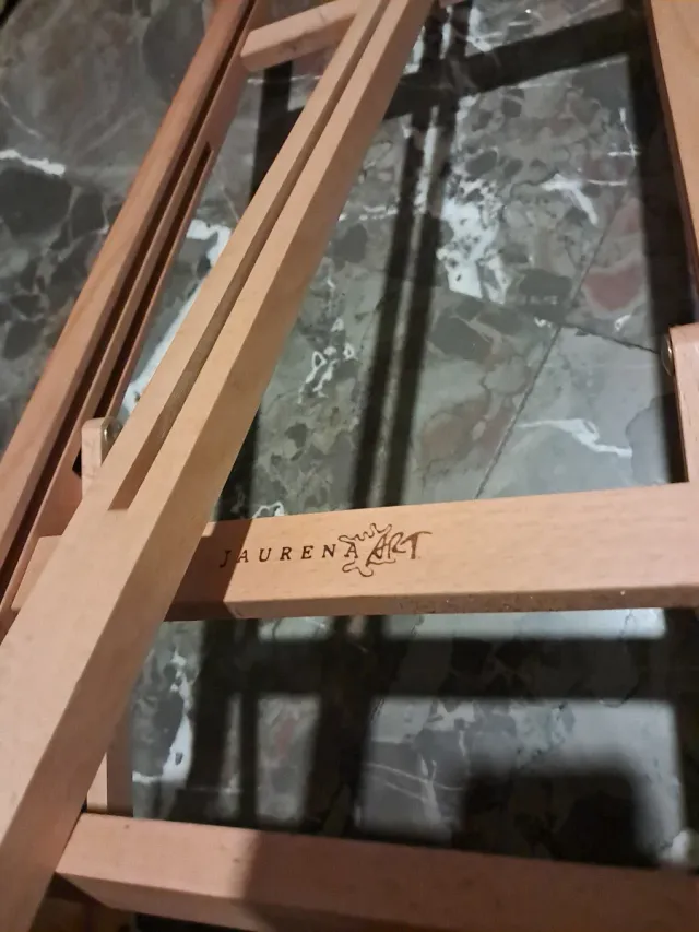 Caballete de viaje madera nuevo