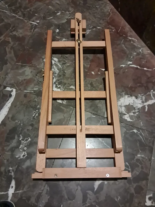 Caballete de viaje madera nuevo