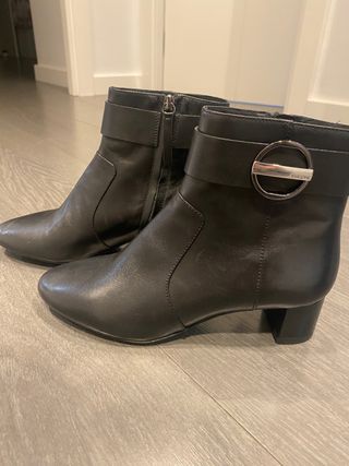 Botines Geox piel Negros Mujer