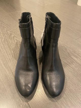 Botines Geox piel Negros Mujer