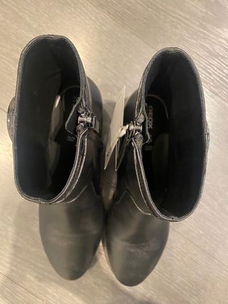 Botines Geox piel Negros Mujer