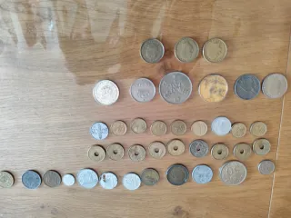 Lote de monedas variadas