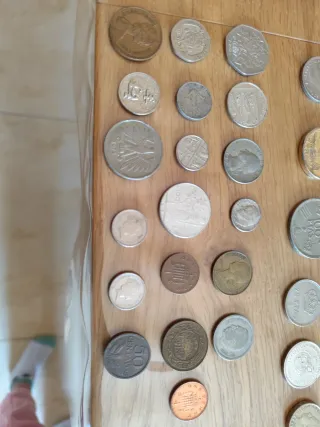 Lote de monedas variadas