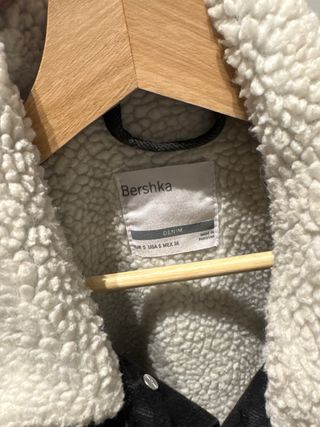 Cazadora vaquera negra con forro