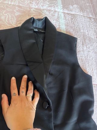 Mono corto pantalón Zara negro