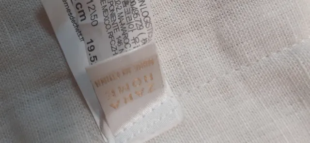 Tovaglia Zara Home in lino grezzo