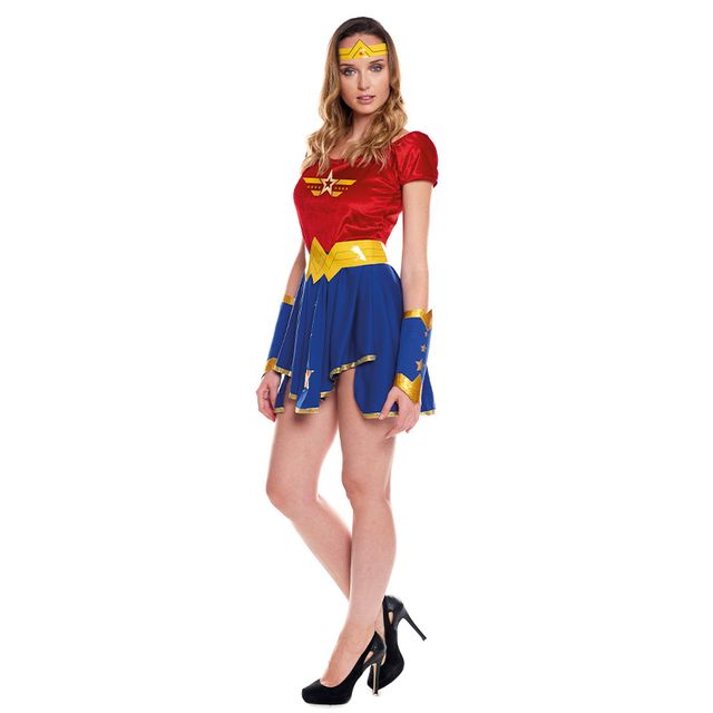 Disfraz Super Woman Mujer Maravilla - TALLAS S y M