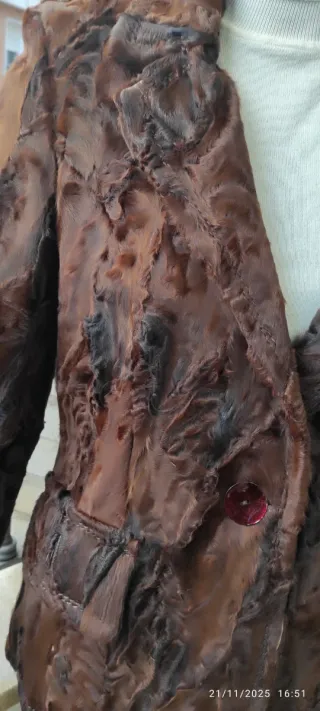 Chaqueta 100% piel Talla M Marrón