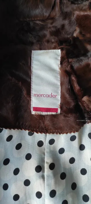 Chaqueta 100% piel Talla M Marrón