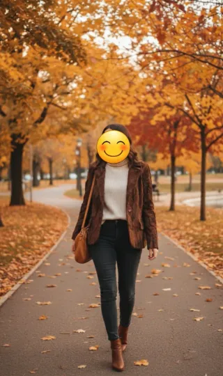 Chaqueta 100% piel Talla M Marrón