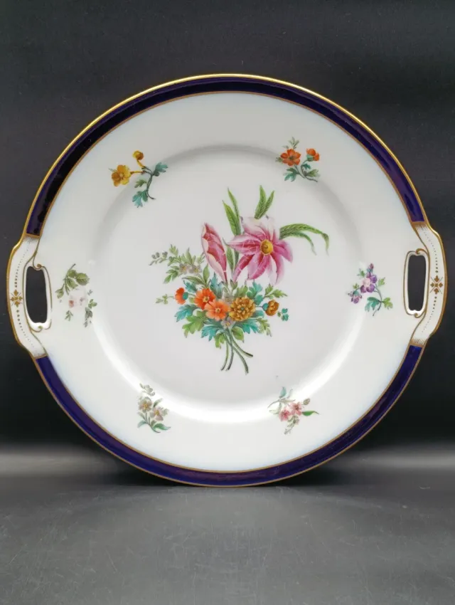 Bandeja tartera porcelana Meissen