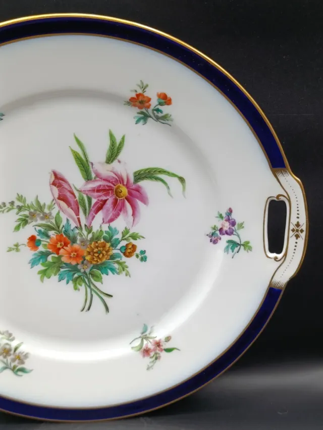 Bandeja tartera porcelana Meissen