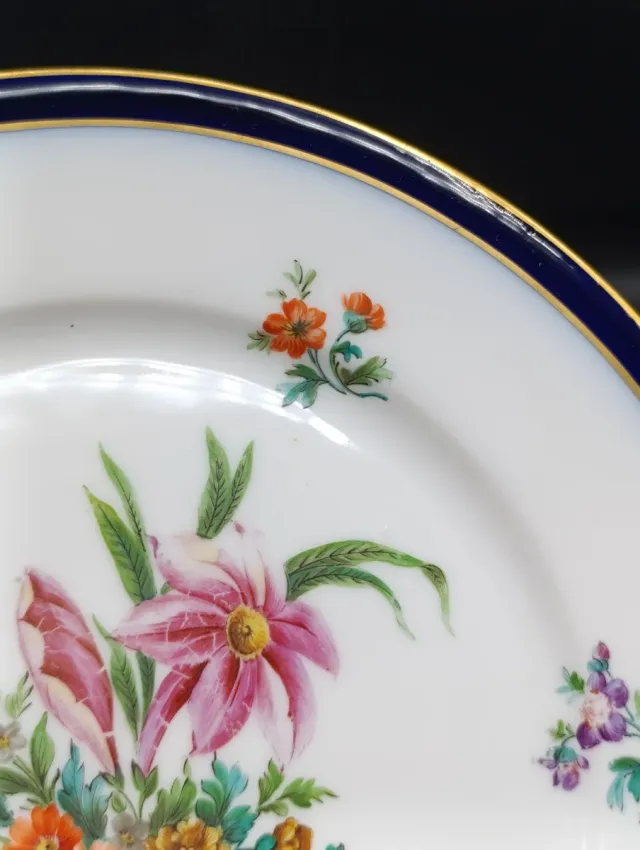 Bandeja tartera porcelana Meissen