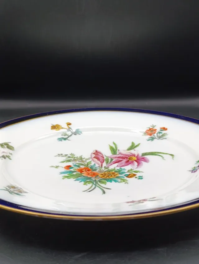 Bandeja tartera porcelana Meissen