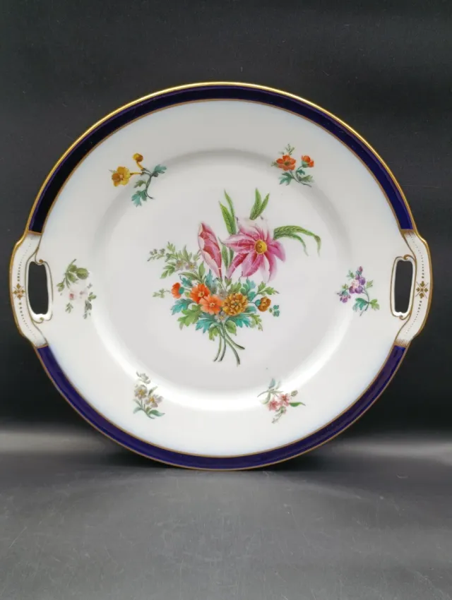 Bandeja tartera porcelana Meissen