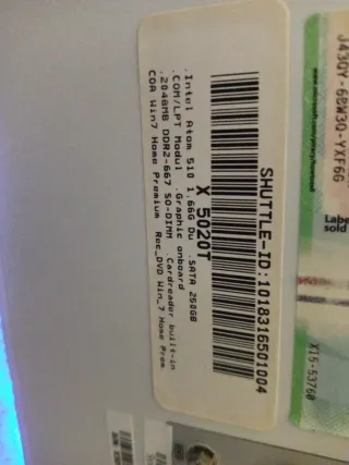 Ordenador Shuttle Todo en Uno Táctil