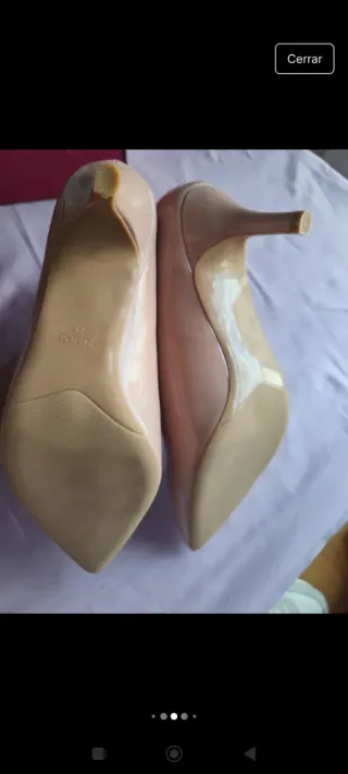 Zapatos charol rosa palo nuevos