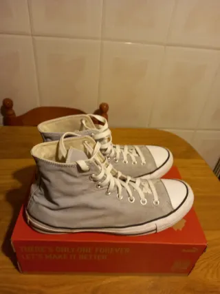 Converse All Star Hombre Gris Talla 43