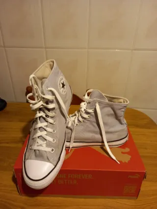 Converse All Star Hombre Gris Talla 43