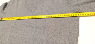 2 Jerséis Pico H&M Azul y Gris