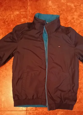Chaqueta Tommy Hilf6iger Color Block Talla 164cm