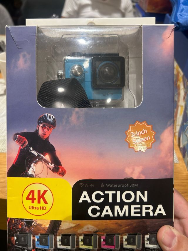 Cámara de Acción 4K Wifi Waterproof 30M