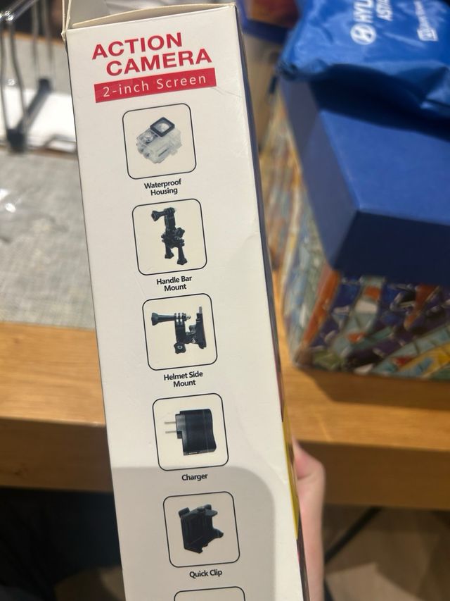 Cámara de Acción 4K Wifi Waterproof 30M