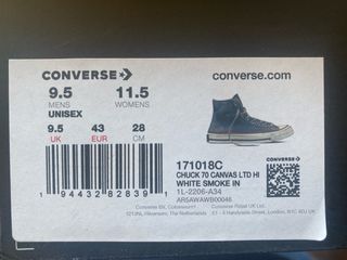 Converse All Star Limited Edition Grigio Tg.43
