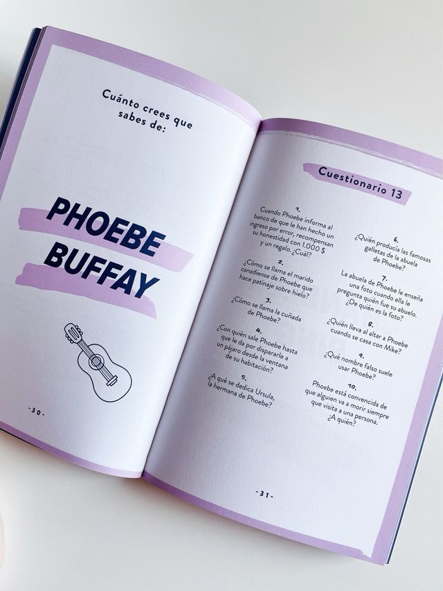 Libro Friends Quizpedia