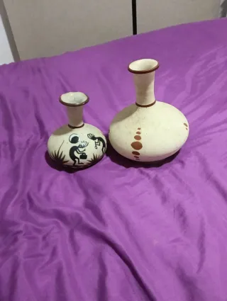 Juego de 2 jarrones decorativos