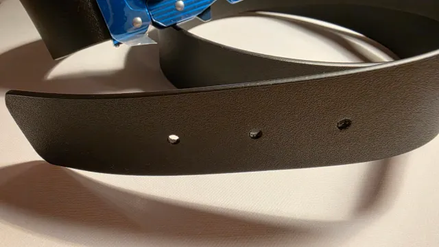 Cinturón Montblanc cuero negro M LOCK 4810 Azul