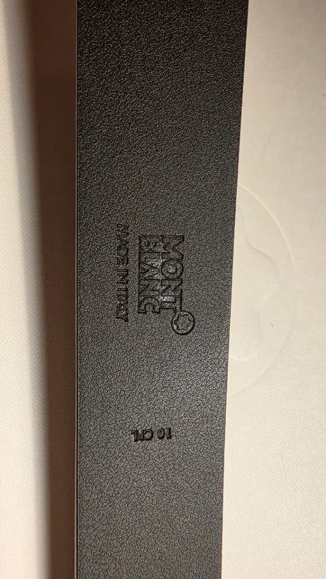 Cinturón Montblanc cuero negro M LOCK 4810 Azul