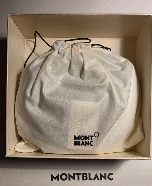 Cinturón Montblanc cuero negro M LOCK 4810 Azul