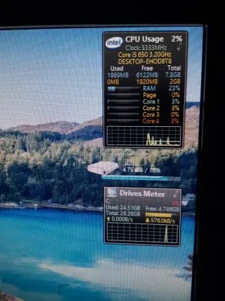 Torre HP 8100 i5-650 8GB RAM 32GB SSD W10LTSC iot.