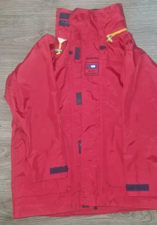 Chaqueta náutica roja TRIBORD Talla 10 años
