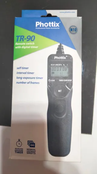 Disparador Phottix TR-90 Temporizador Digital