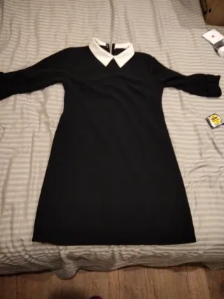 Vestido estilo Miércoles Addams. Disfraz