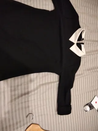 Vestido estilo Miércoles Addams. Disfraz