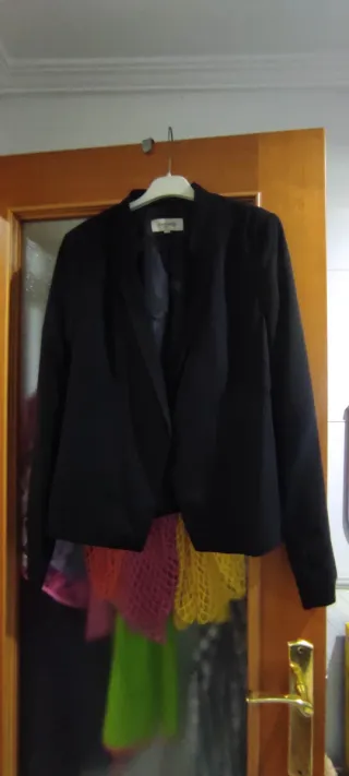 Americana fina negra Talla 38